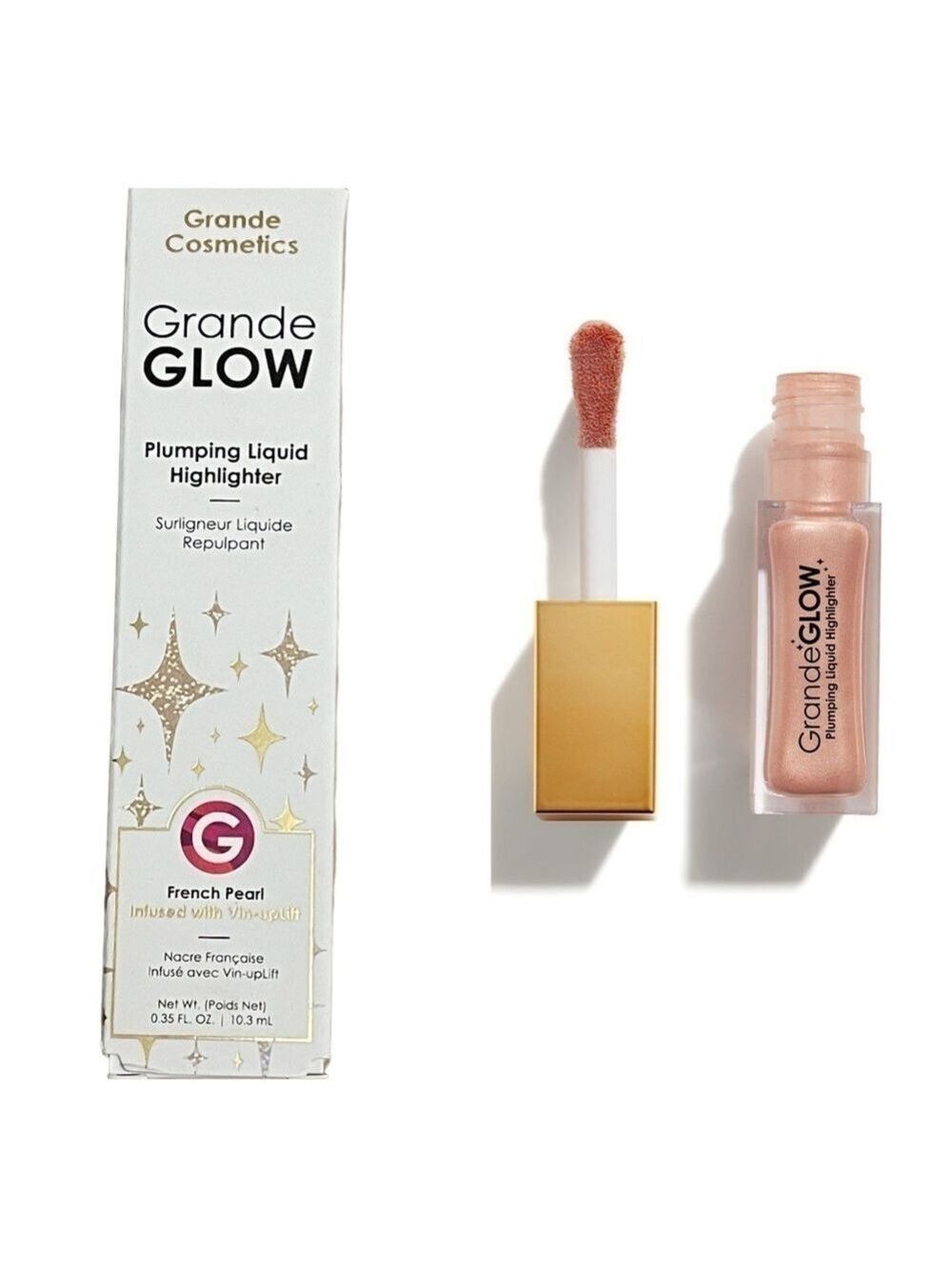GrandeGLOW Plumping Liquid Highlighter French Pearl